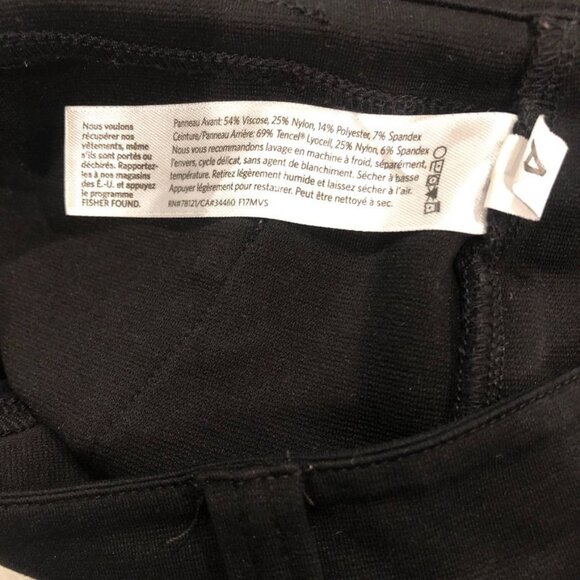 Eileen Fisher 5 Pocket Two Tone Jeggings Leggings Skinny Pants Black Gray Size 2 - Picture 4 of 4